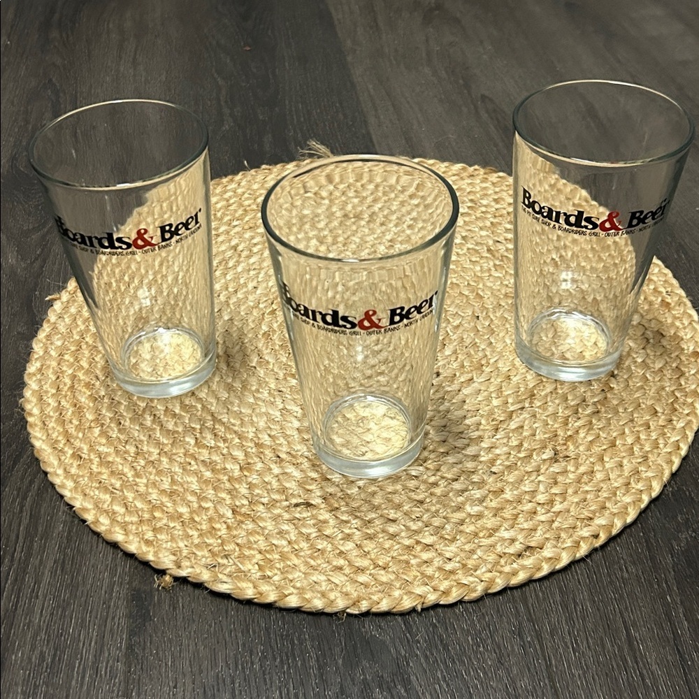 Boards & Beer Pint Glass Set🏄🏼‍♂️
